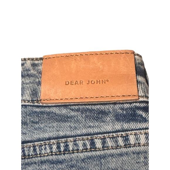 Dear John Women's Flared Side-Slit Hem Jeans Size 31 Light Wash - Picture 4 of 10